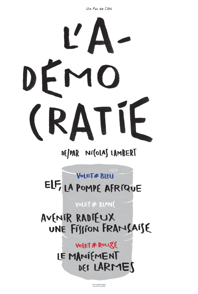 L’A-démocratie de Nicolas Lambert : du théâtre documentaire dénonçant les maux de la Ve République