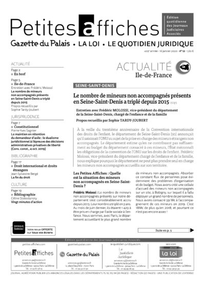 LPA 16 Jan. 2020, n° 151a1, p.2