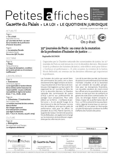 LPA 22 Jan. 2020, n° 150b7, p.6