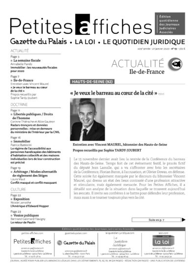 LPA 27 Jan. 2020, n° 151e9, p.22