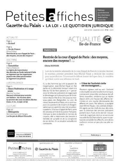 LPA 29 Jan. 2020, n° 150g8, p.11