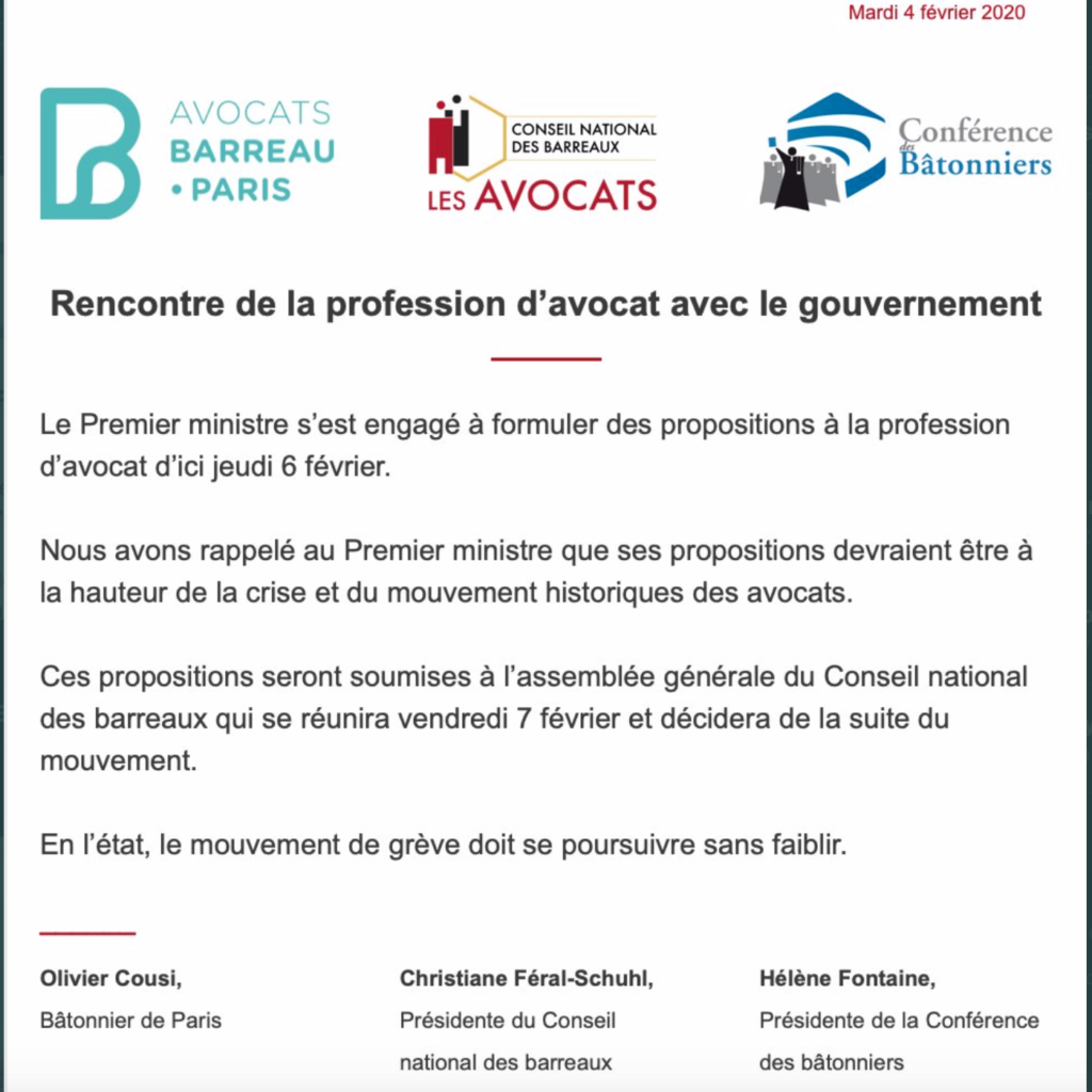 Retraites des avocats : un dialogue de sourds