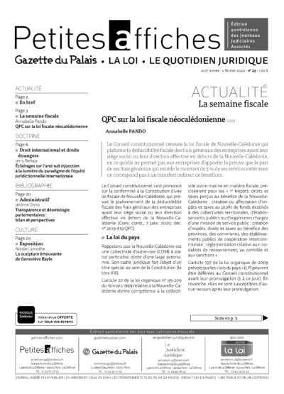 LPA 04 Fév. 2020, n° 150y1, p.3