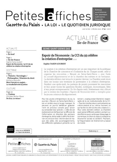 LPA 13 Fév. 2020, n° 151n5, p.2