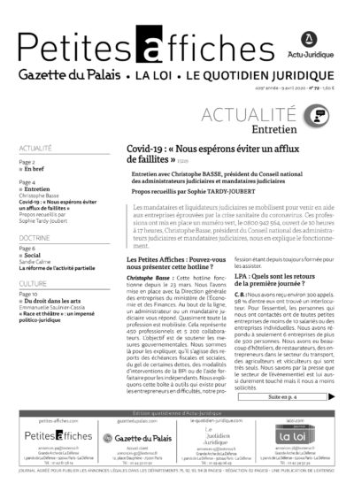 LPA 09 Avr. 2020, n° 153a5, p.2