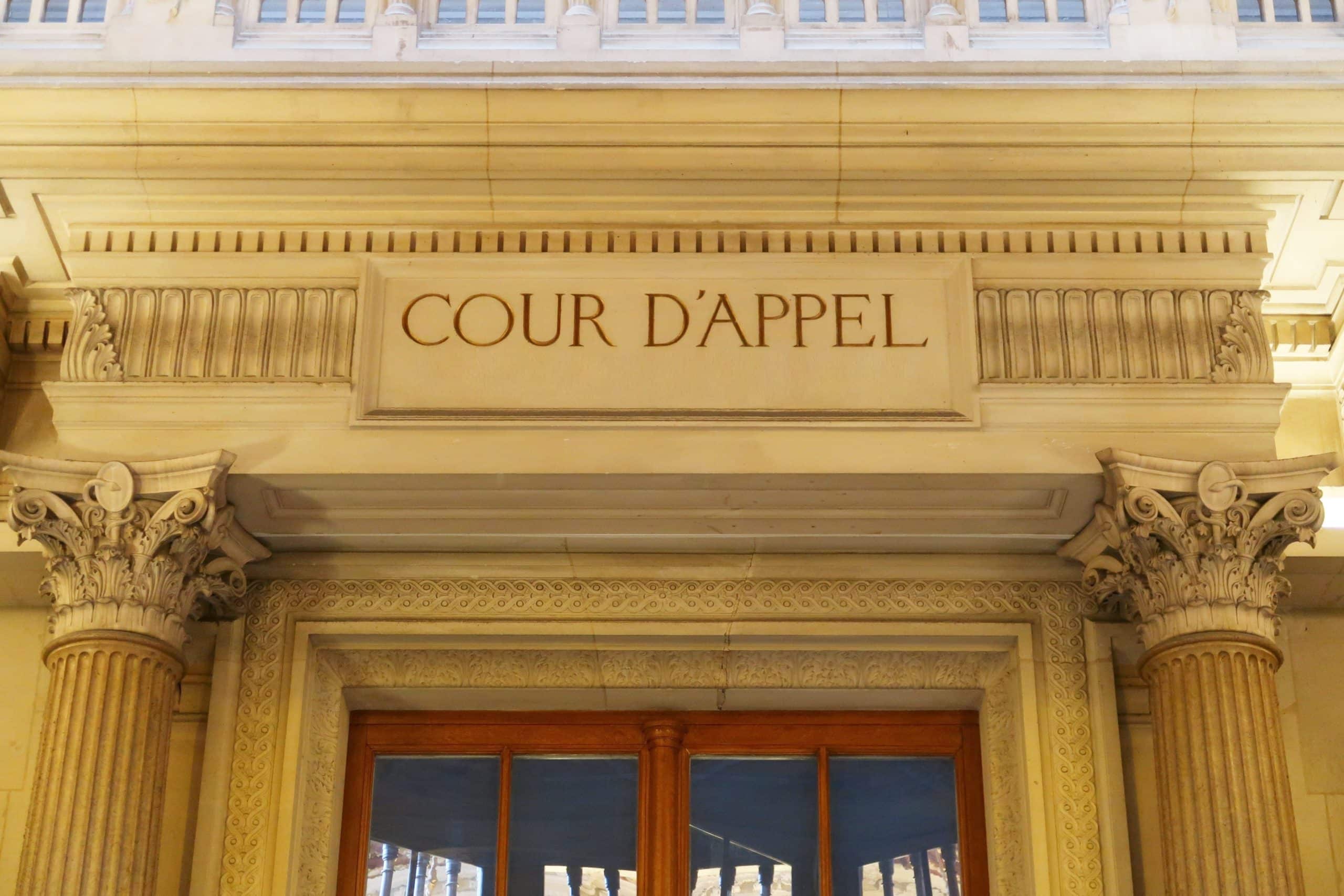 Première chambre de la Cour d'Appel du Palais de Justice de Paris (France)