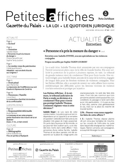 LPA 28 Mai. 2020, n° 154h4, p.2