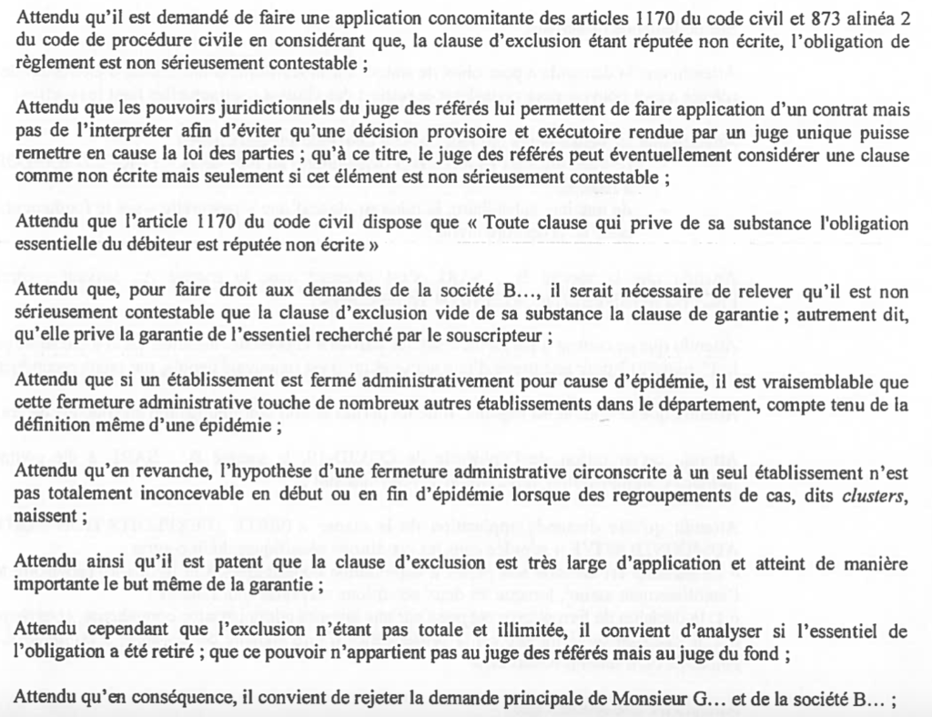 AXA et les restaurateurs : le tribunal de commerce de Lyon renvoie les parties au fond