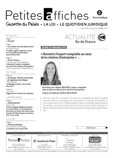 LPA 26 Juin. 2020, n° 152u7, p.10