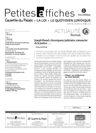 LPA 28 Juil. 2020, n° 153j1, p.7