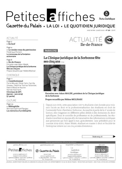 LPA 05 Août. 2020, n° 155v2, p.2