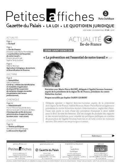 LPA 30 Oct. 2020, n° 153j9, p.8