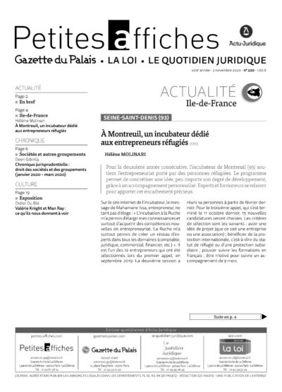 LPA 03 Nov. 2020, n° 157e3, p.4