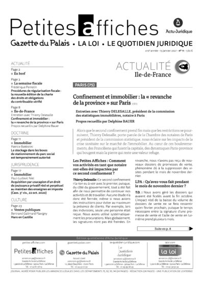 LPA 15 Jan. 2021, n° 158t1, p.8