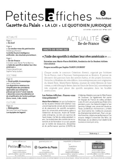 LPA 20 Jan. 2021, n° 159b2, p.2