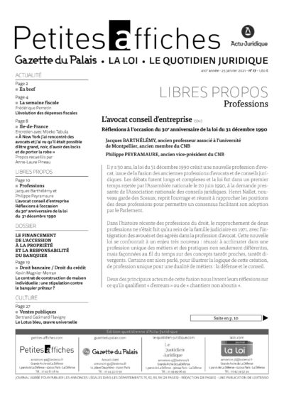 LPA 25 Jan. 2021, n° 150v3, p.19