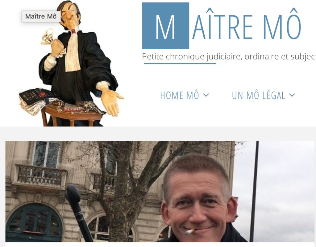 Bannière du blog de Maître Mô