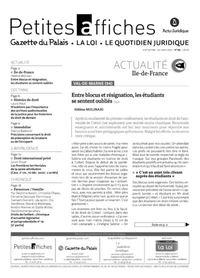 LPA 24 Mar. 2021, n° 160j0, p.2