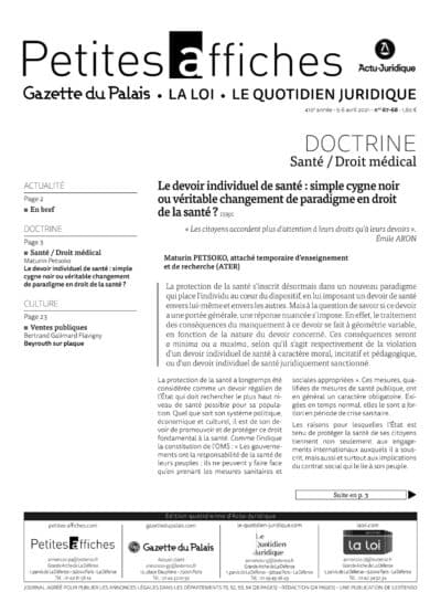 LPA 06 Avr. 2021, n° 159p1, p.3