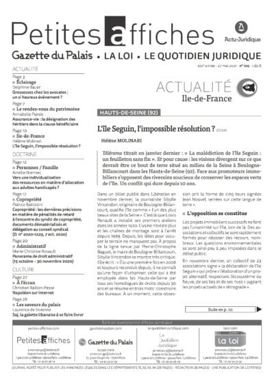 LPA 27 Mai. 2021, n° 200g1, p.12