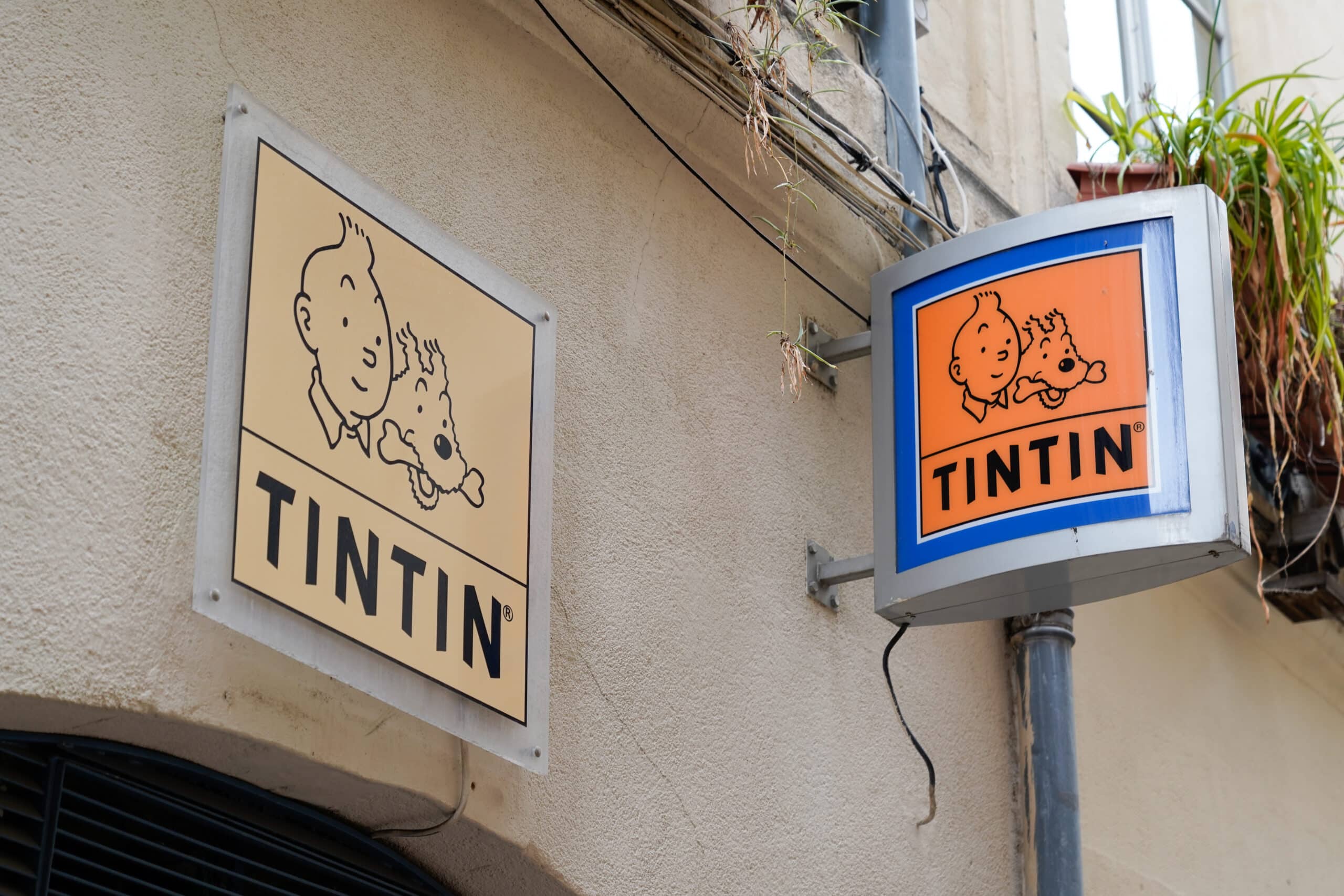 Tintin et la contrefaçon