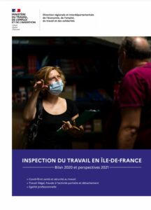 En 2020 près de 70 % des interventions de l’inspection du travail d’Île-de-France étaient liées à la crise sanitaire