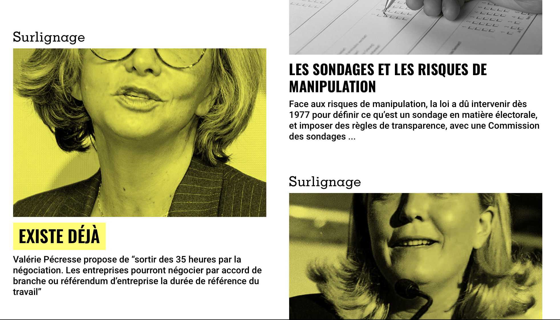 Cette semaine chez Les Surligneurs : encadrer les sondages pour éviter les risques de manipulation