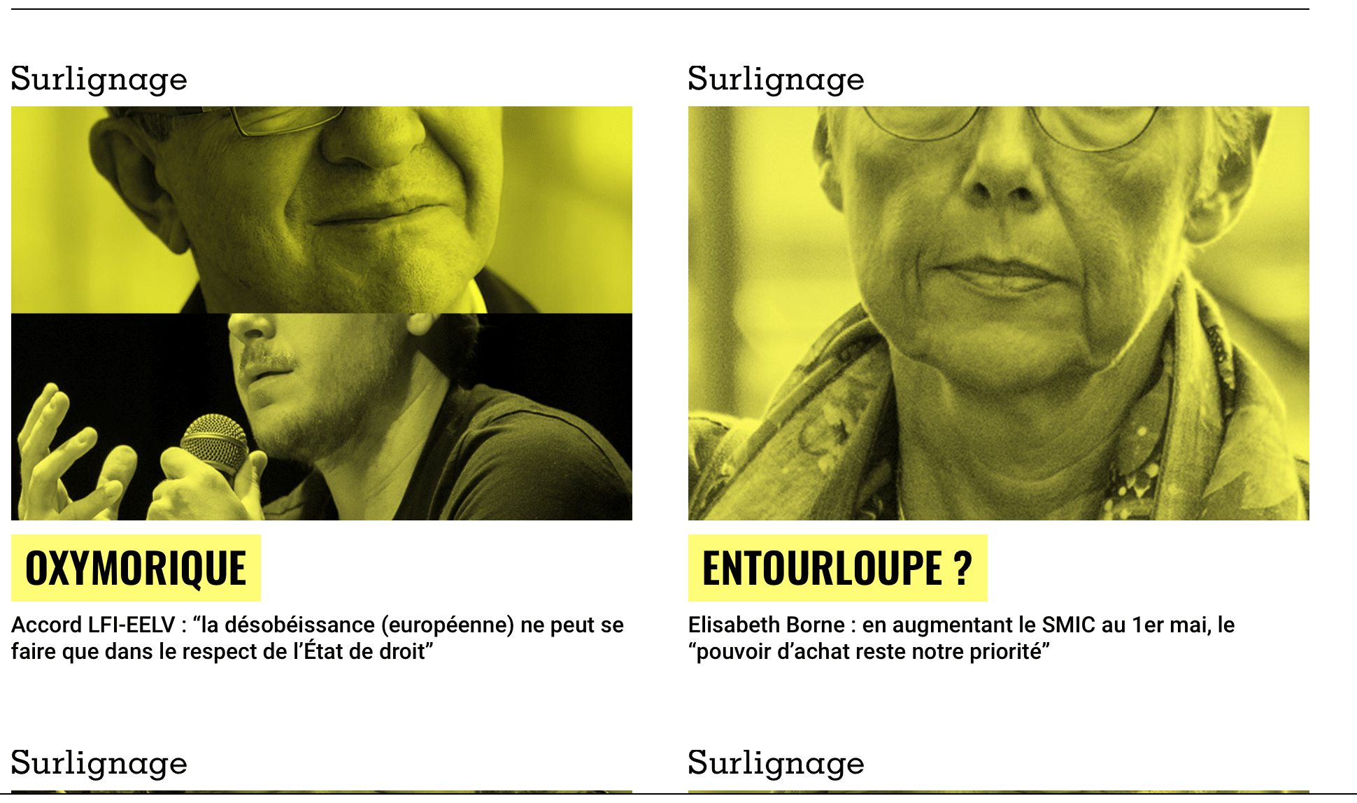 Cette semaine chez les Surligneurs : La "désobéissance européenne" de LFI et EELV