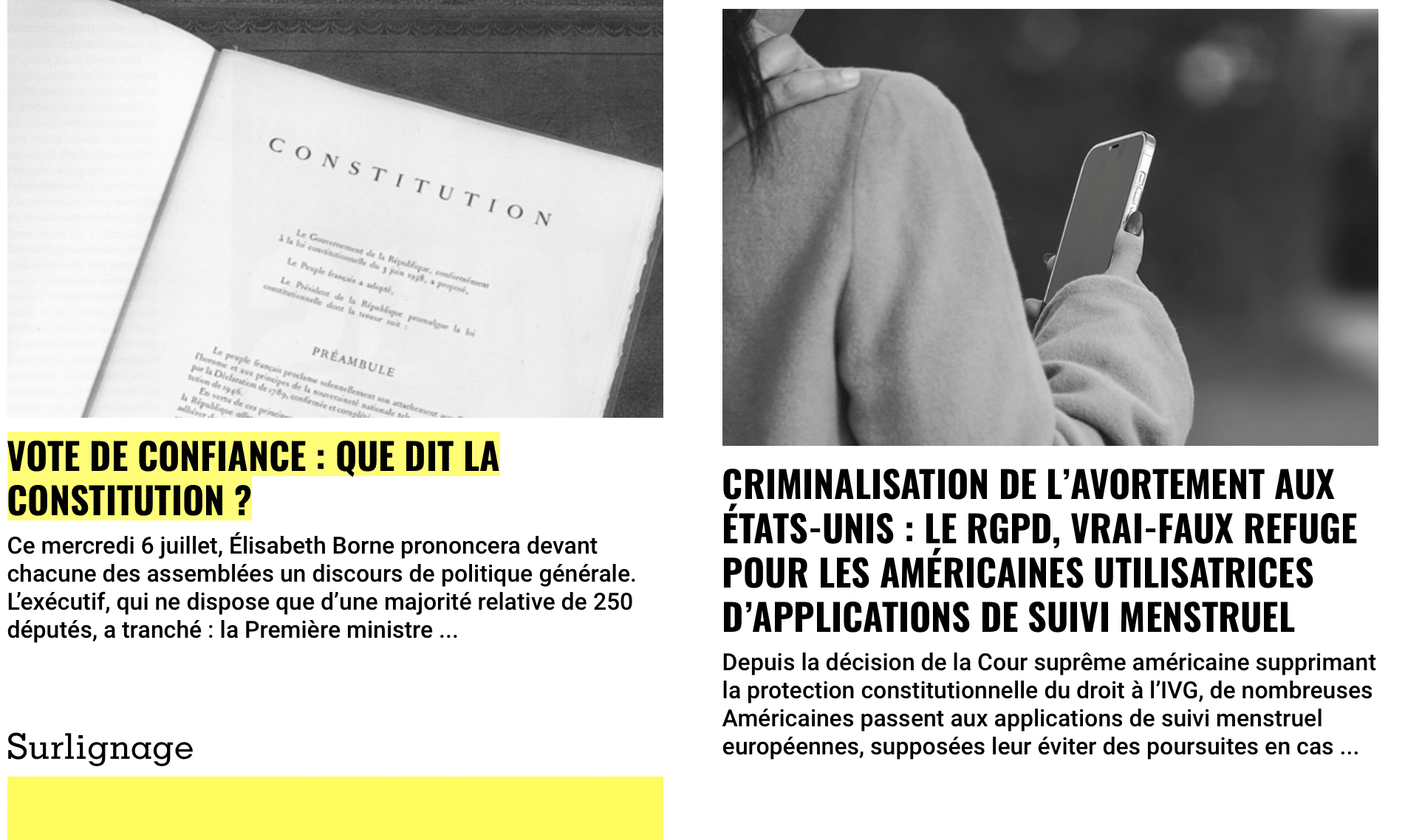 Cette semaine chez les Surligneurs : des données personnelles à très haut risque