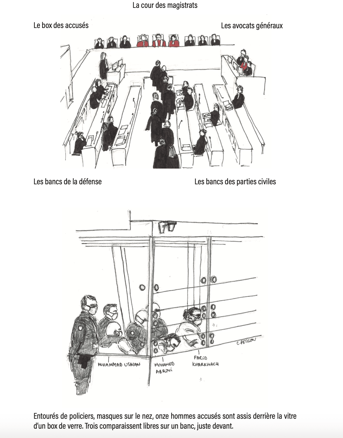 Procès des attentats du 13 novembre : parution du journal de bord illustré des parties civiles