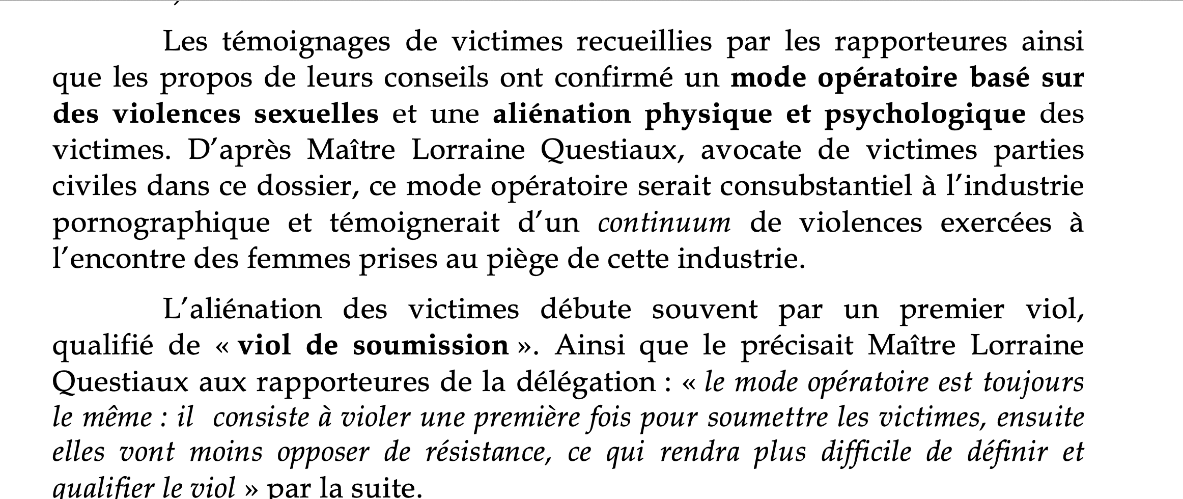 Quatre sénatrices publient un rapport accablant sur l’industrie pornographique