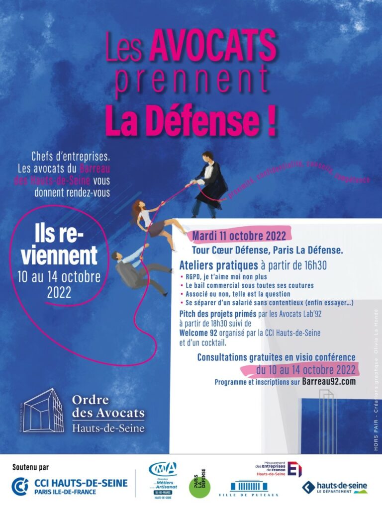 Les avocats prennent La Défense 2022