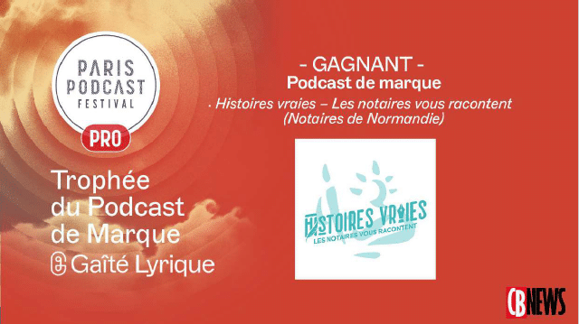 « Histoires vraies : les notaires vous racontent » : les Notaires2normandie remportent le Trophée du Podcast de Marque