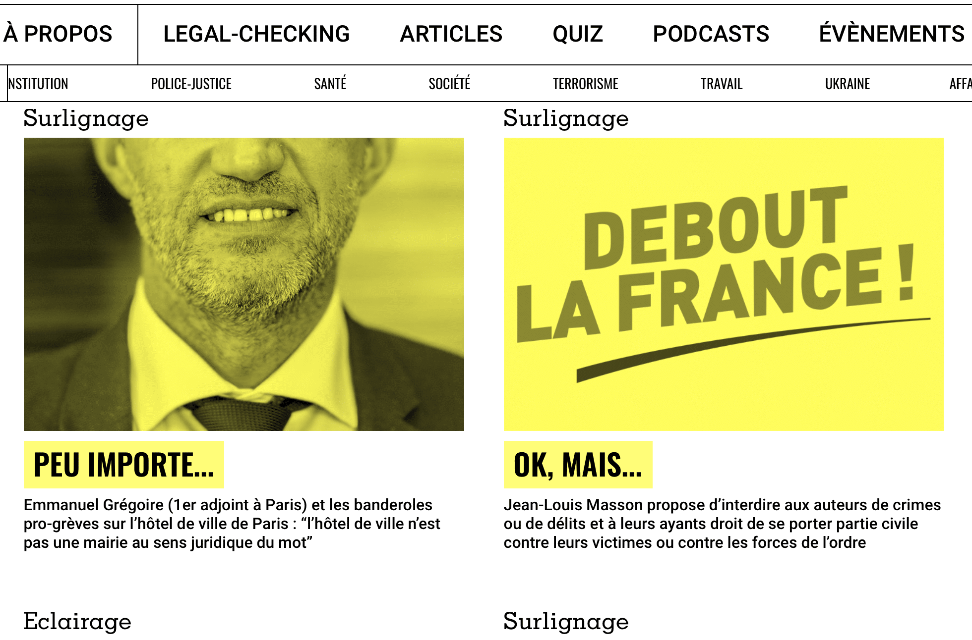 Cette semaine chez les Surligneurs : les banderoles illégales de la Mairie de Paris