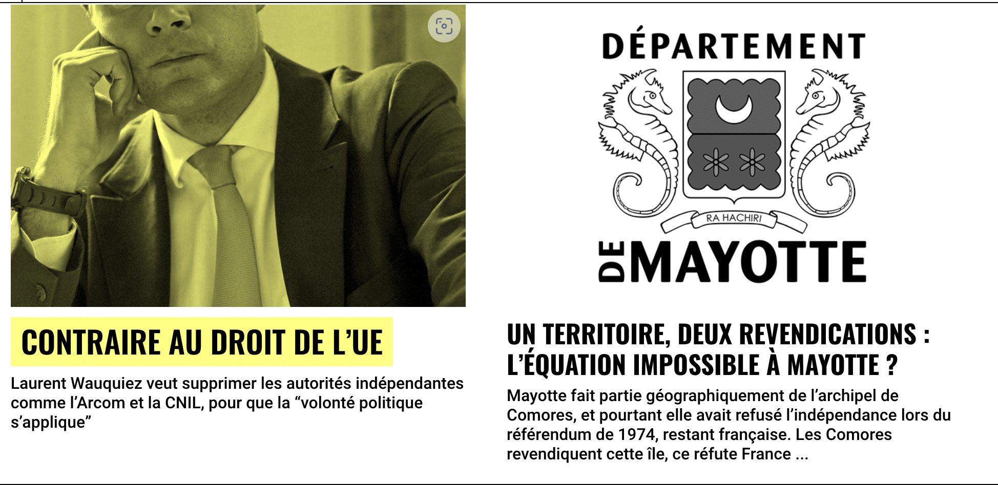 Cette semaine chez les Surligneurs : l'équation impossible à Mayotte