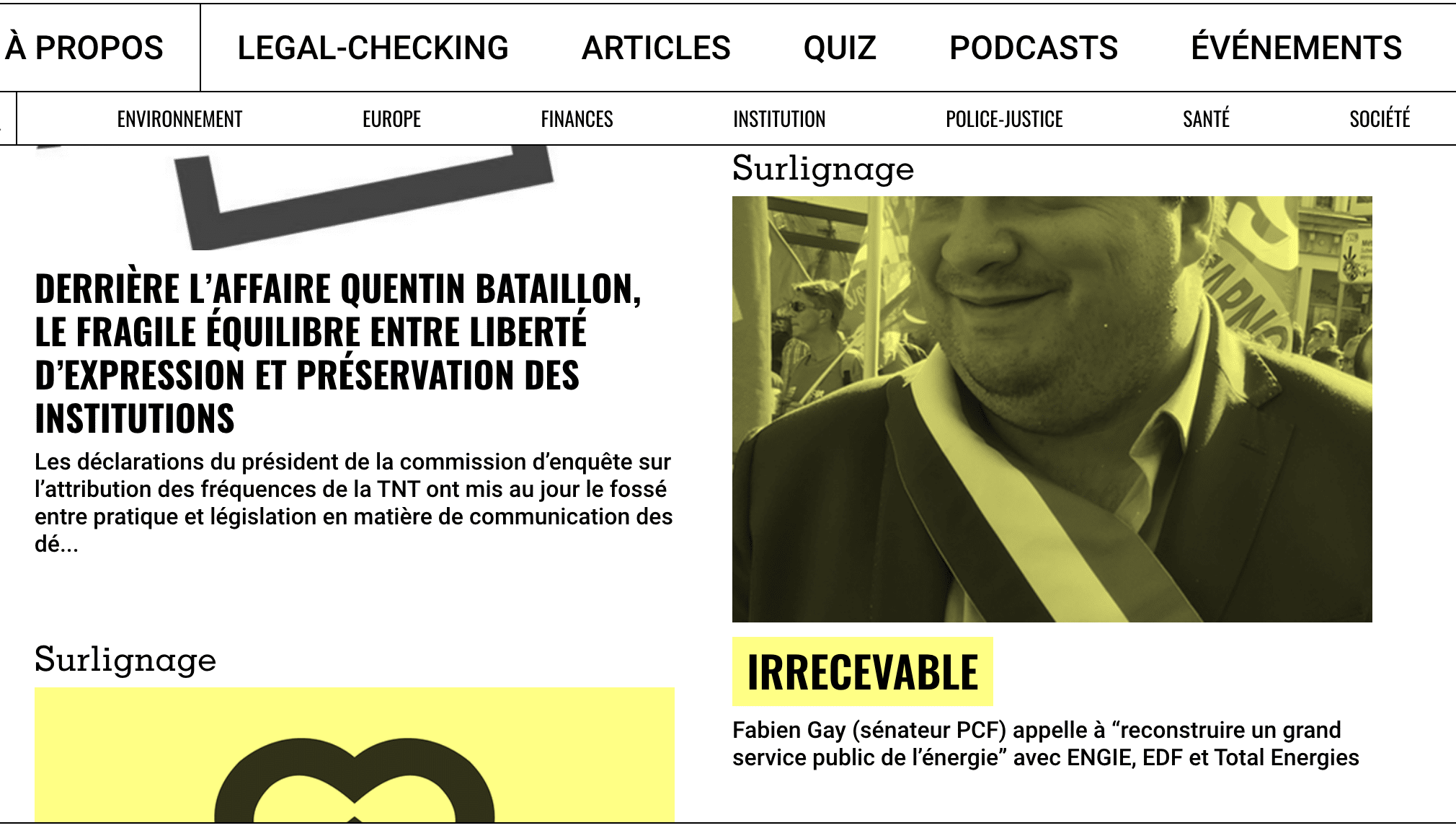 Chez les Surligneurs : Peut-on renationaliser ENGIE, EDF et Total Énergies comme le souhaite F. Gay ?