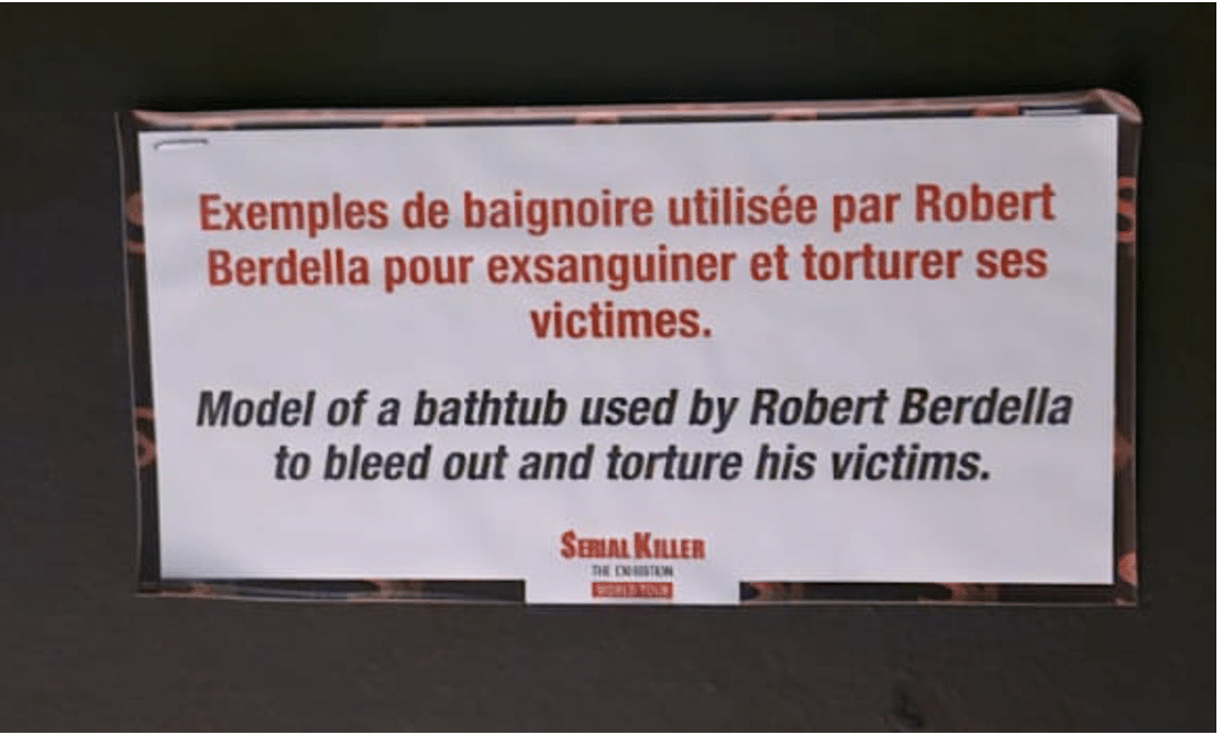 Insolite : Quand l’exposition « Serial Killer » instrumentalise les victimes