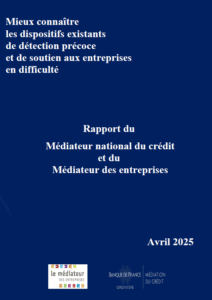 Médiateur des entreprises rapp avr 2025